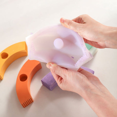 Arch Taper Candle Holder Silicone Mold-4
