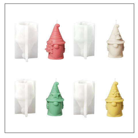 Bell of Hat-tastic Gnome Squad Candle Silicone Mold-6