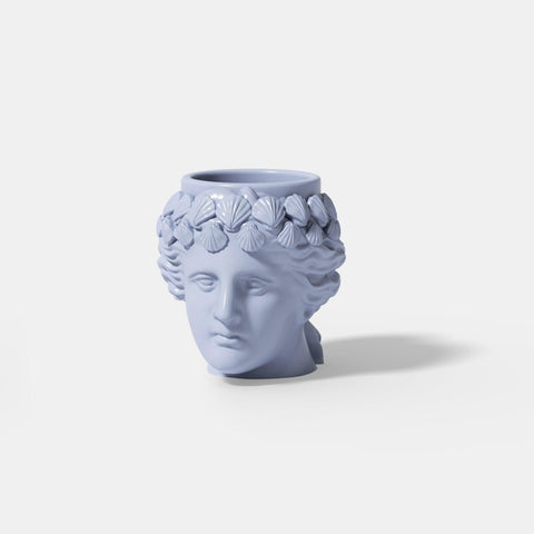 Aphrodite Head Statue Concrete Planter Silicone Mold-0