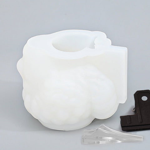 Aphrodite Head Statue Concrete Planter Silicone Mold-3