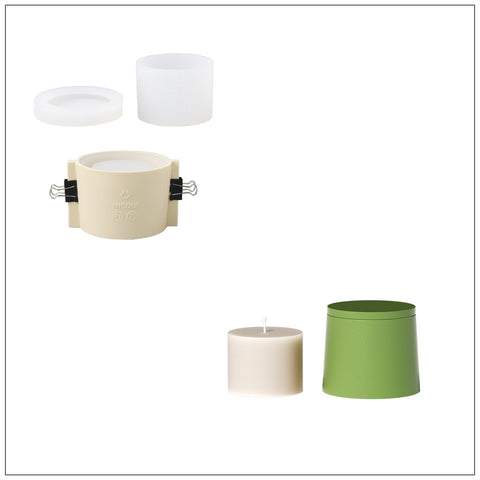 3.9oz Simple Style Candle Jar Silicone Mold & Candle Refill Mold-7