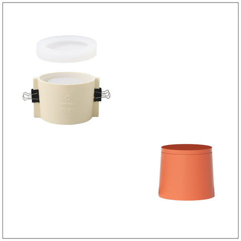 6.3oz Simple Style Candle Jar Silicone Mold & Candle Refill Mold-5