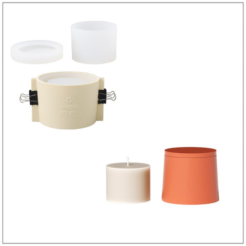 6.3oz Simple Style Candle Jar Silicone Mold & Candle Refill Mold-7