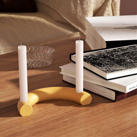 Arch Shaped Taper Candle Holder Silicone Mold-4