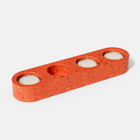 4-Holes Tealight Candle Holder Silicone Mold-0
