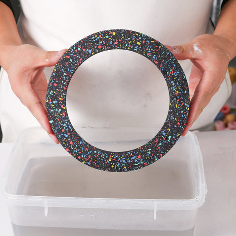 22cm Mirror Frame Silicone Mold with Accessories-1