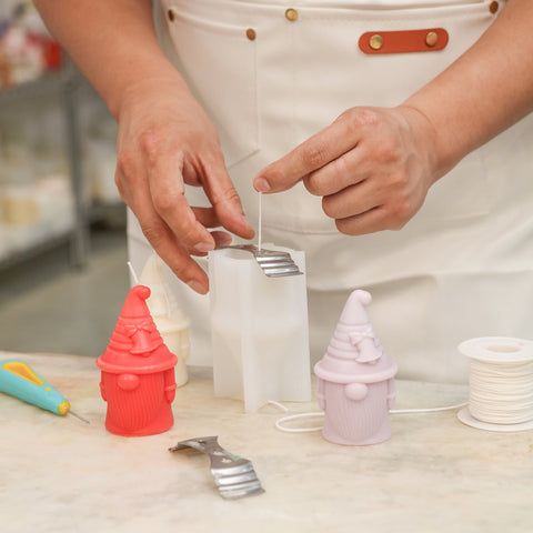 Bell of Hat-tastic Gnome Squad Candle Silicone Mold-1