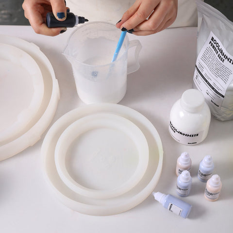 29cm Mirror Frame Silicone Mold with Accessories-2