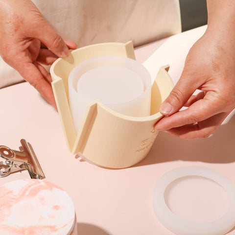 9.6oz Candle Jar Silicone Mold & Candle Refill Mold-2