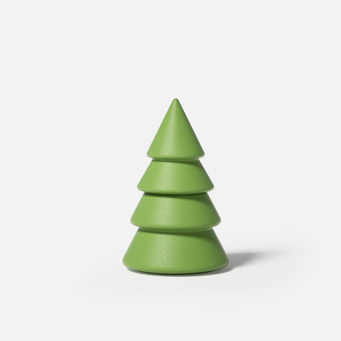 3.3oz Winter Wonderland Sleek Layered Christmas Tree Candle Jar Silicone Mold-0