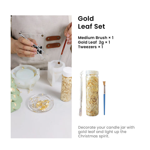 Blooming Stacking Christmas Tree Candle Jar Silicone Mold-8