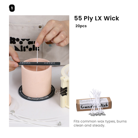 9.6oz Candle Jar Silicone Mold & Candle Refill Mold-8