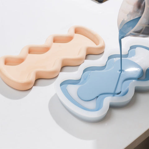 Aqua Ripple Tray Silicone Mold-1