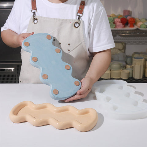Aqua Ripple Tray Silicone Mold-2
