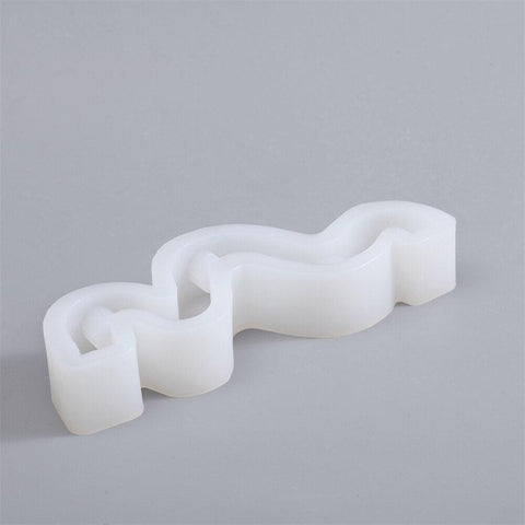 3-Holes Taper Candle Holder Silicone Mold-4